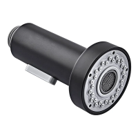 Лейка для смесителя с выдвижным изливом PS-01/BLACK (MI6211)